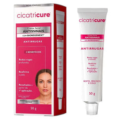 Creme Facial Cicatricure Antissinais Antirrugas 50g