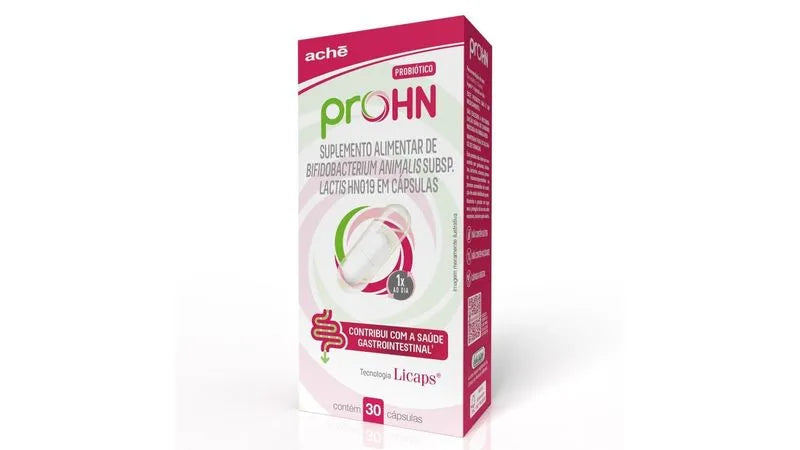 Aché Prohn Probiótico Com 30 Cápsulas Sabor Neutro