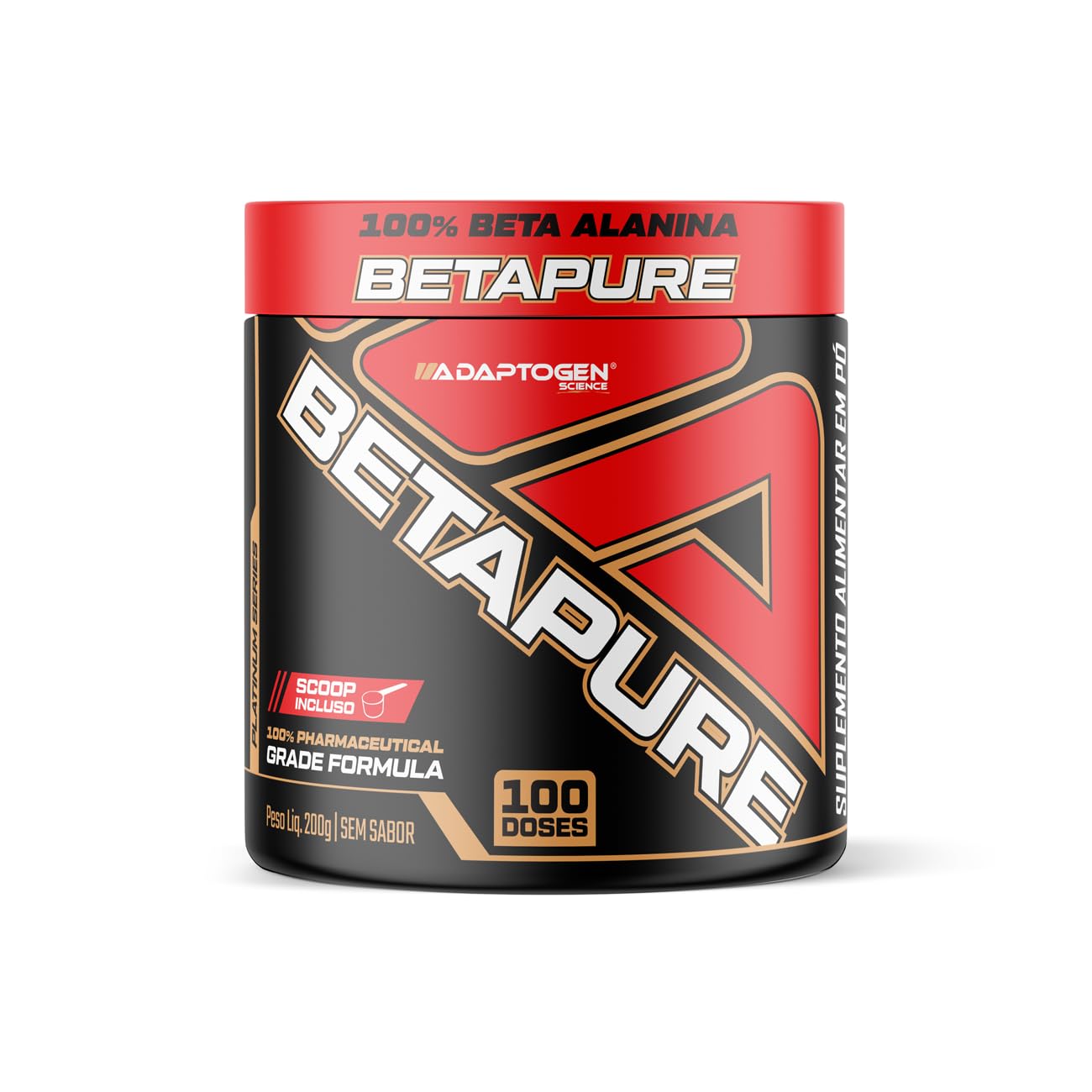 Adaptogen Science Betapure 200g – Beta Alanina 100 Doses Imp